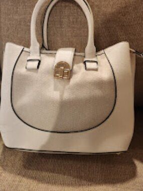 cute white bag for business